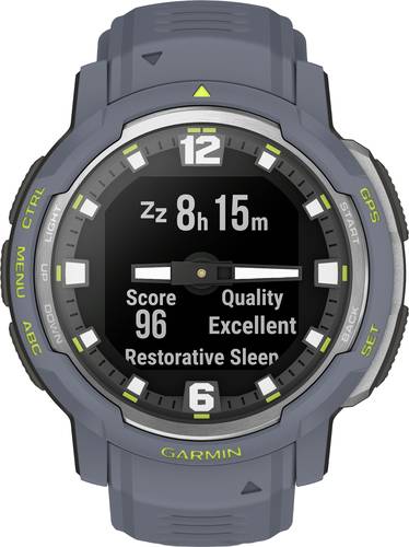 Garmin INSTINCT® CROSSOVER Smartwatch 45mm Granitblau, Silber von Garmin
