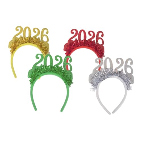 4 Stück Glitzernde Haarreifen für Festliche Feiern Haarschmuck Accessoires für Silvester und Weihnachtsfeiern 4 Stück Glitzernde Haarreifen für Festliche Feiern Haarschmuck Accessoires für Silvester und Weihnachtsfeiern von Garneck