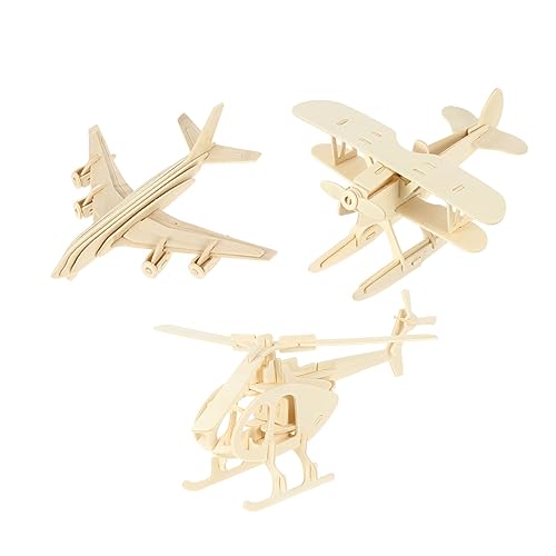 Garneck 1 Satz 3 Stück Flugzeugmodell bastelset basteln für Flugzeug Holzspielzeug D Modellflugzeug Flugzeugbausatz Flugzeug Kinderspielzeug 3D-Rätsel hölzern Khaki Garneck 1 Satz 3 Stück Flugzeugmodell bastelset basteln für Flugzeug Holzspielzeug D Modellflugzeug Flugzeugbausatz Flugzeug Kinderspielzeug 3D-Rätsel hölzern Khaki von Garneck