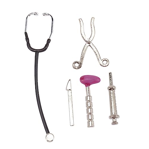 Garneck 1 Satz Arztwerkzeuge Mini Modell Puppenhaus Zubehör Teilig Realistische Mini Tools für Kreative Puppenhausgestaltung und Mikrolandschaft DIY von Garneck