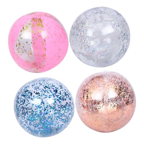 Garneck 1 Satz Aufblasbarer Paillettenball Glitzergelee Strand Schwimmbadbälle Prallen Party Groß Aufblasbare Pvc-spielzeuge Wasserball Im Glitzer-design Wasserbälle Aufblasbar 4 Stück Garneck 1 Satz Aufblasbarer Paillettenball Glitzergelee Strand Schwimmbadbälle Prallen Party Groß Aufblasbare Pvc-spielzeuge Wasserball Im Glitzer-design Wasserbälle Aufblasbar 4 Stück von Garneck