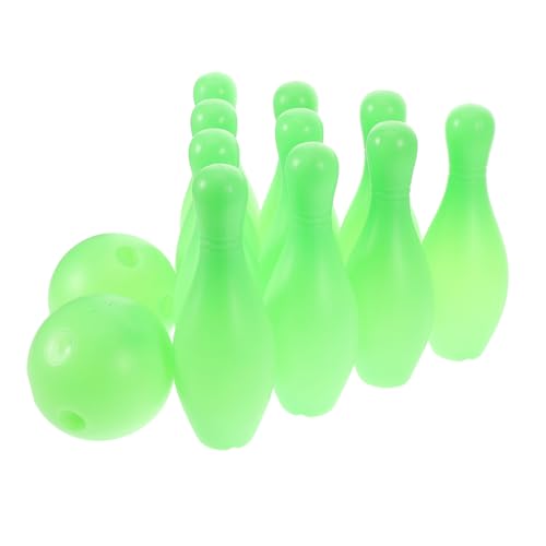 Garneck 1 Satz Bowlingkugel bowlen Bowling-Party-Dekorationen Bowling-Souvenir Mini-Bowling Bowlingzubehör Bowlingkugel für Tabletop Bowling -Spiel Sport Hellgrün von Garneck