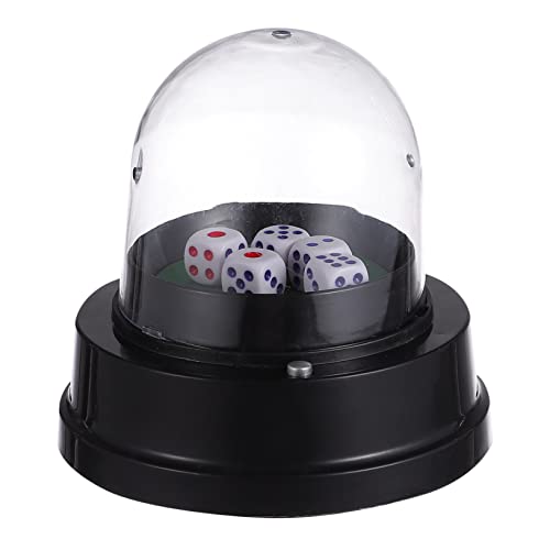 Garneck 1 Satz Elektrischer Würfelbecher mit Würfeln Automatischer Dice Shaker für Partyspiele für Bar und Gesellschaftsspiele ohne Batterie Garneck 1 Satz Elektrischer Würfelbecher mit Würfeln Automatischer Dice Shaker für Partyspiele für Bar und Gesellschaftsspiele ohne Batterie von Garneck