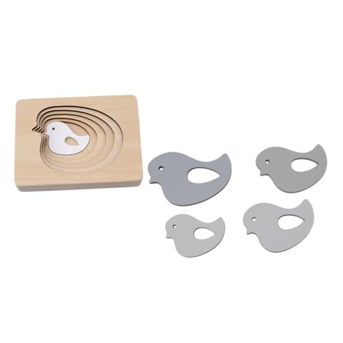 Garneck 1 Satz Farbbewusstseinsrätsel Kleinkind Rätsel Mehrschichtiges Stereo-Puzzle Mehrschichtiges Größenanpassendes Passendes Aus Holz Kinderpuzzle Grau Hölzern Garneck 1 Satz Farbbewusstseinsrätsel Kleinkind Rätsel Mehrschichtiges Stereo-Puzzle Mehrschichtiges Größenanpassendes Passendes Aus Holz Kinderpuzzle Grau Hölzern von Garneck