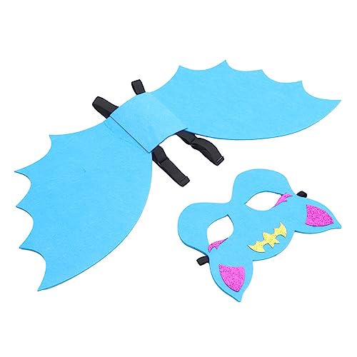 Garneck 1 Satz Fledermausflügeln und Maske für Halloween Kostüme Unisex Cosplay Requisiten für Jahre für Partys Schulveranstaltungen und Tier Themenfeiern von Garneck
