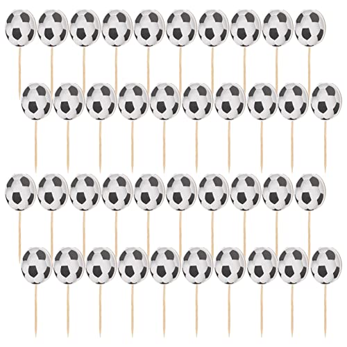 Garneck 1 Satz Fußball Kuchen Dekoration Packetbandrollen Faschingsdekoration Karnevalsdekoration Jubiläumsfeier Dekoration Karnevaldeko Cupcake-topper Party-kuchen-topper Papier 24 Stück Garneck 1 Satz Fußball Kuchen Dekoration Packetbandrollen Faschingsdekoration Karnevalsdekoration Jubiläumsfeier Dekoration Karnevaldeko Cupcake-topper Party-kuchen-topper Papier 24 Stück von Garneck
