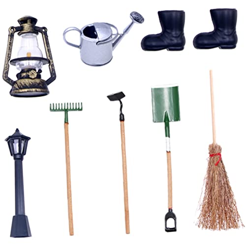 Garneck 1 Satz Garten Werkzeug Teiliges Zubehör für Puppenhaus und Mikrogarten Kreative Deko für DIY Landschaften Fördert Fantasie und Geschicklichkeit Garneck 1 Satz Garten Werkzeug Teiliges Zubehör für Puppenhaus und Mikrogarten Kreative Deko für DIY Landschaften Fördert Fantasie und Geschicklichkeit von Garneck