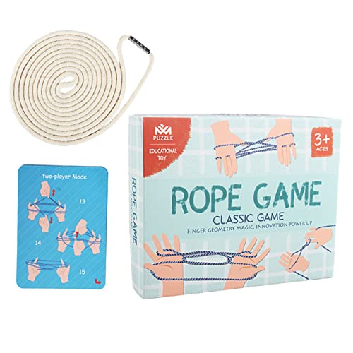 Garneck 1 Satz Geflochtenes Seil Thread-Finger-Spiel Fingerseilspiel Seil Fingerspielzeug Seilspielzeug Seil Für Kooperative Spiele Handspiel Chinesisches Webseil Hanfseil Beige Garneck 1 Satz Geflochtenes Seil Thread-Finger-Spiel Fingerseilspiel Seil Fingerspielzeug Seilspielzeug Seil Für Kooperative Spiele Handspiel Chinesisches Webseil Hanfseil Beige von Garneck