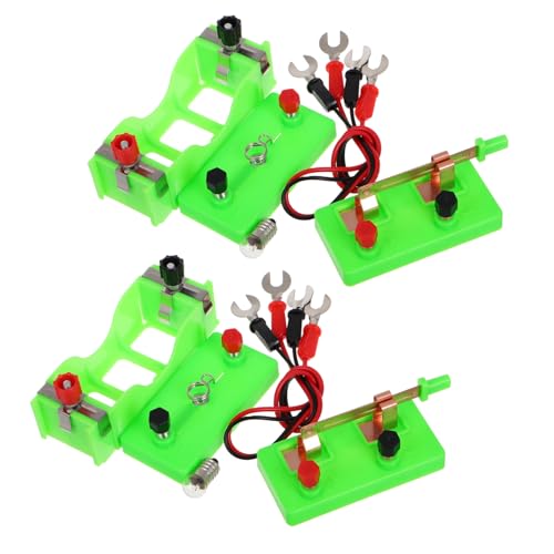 Garneck 1 Satz Geräte für den Physikunterricht Magnetismus-Spiel STEM Electrical Circuit Kit Schaltungsmaschine Schaltungen für Elektronik -Kits Vernickelte Eisenteile von Garneck