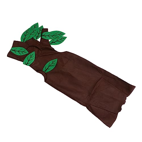 Garneck 1 Satz Halloween Baumkostüm für Umweltfreundliches Rollenspiel Outfit mit Hut für Kostümpartys und Verkleidungsspiele für Junge Mädchen von Garneck
