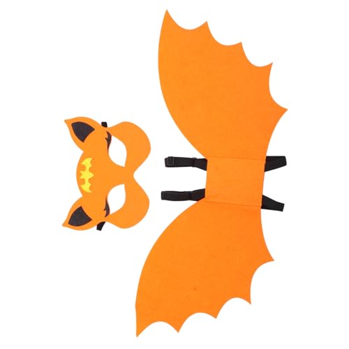 Garneck 1 Satz Halloween Fledermaus Flügel für Cosplay Kostüm mit Fledermausmaske für Karneval und Halloween Partys Geeignet für Jahre Alte Jungen und Mädchen Garneck 1 Satz Halloween Fledermaus Flügel für Cosplay Kostüm mit Fledermausmaske für Karneval und Halloween Partys Geeignet für Jahre Alte Jungen und Mädchen von Garneck