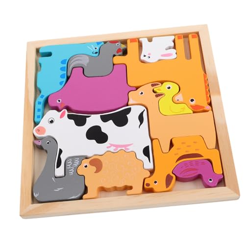 Garneck 1 Satz Holzpuzzle für Kleinkinder Kreatives Tierformen Sortierspielzeug Pädagogisches Montessori für Frühe der Hand Augen Koordination Farbenfrohe Tierpuzzle für Kindergarten Garneck 1 Satz Holzpuzzle für Kleinkinder Kreatives Tierformen Sortierspielzeug Pädagogisches Montessori für Frühe der Hand Augen Koordination Farbenfrohe Tierpuzzle für Kindergarten von Garneck