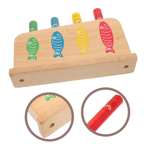 Garneck 1 Satz Hüpfender Spielstock Farblich Passendes Für Passendes Spiel Passende Katzenspielzeug Aus Holz Kinderspielzeug Holzspielzeug Hölzern von Garneck