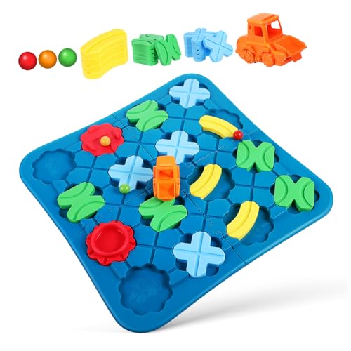 Garneck 1 Satz Intellektuelles Schienenspielzeug Gehirn Puzzle-Track logische Straßenbauer Labyrinth für Klassenzimmer Stammrätsel Straßenbauer-Denksportspielzeug Spiele Lernen Plastik Garneck 1 Satz Intellektuelles Schienenspielzeug Gehirn Puzzle-Track logische Straßenbauer Labyrinth für Klassenzimmer Stammrätsel Straßenbauer-Denksportspielzeug Spiele Lernen Plastik von Garneck