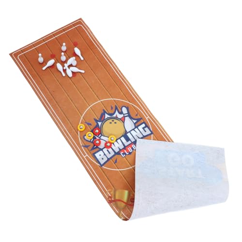 Garneck 1 Satz Kegelspiel für Bowling Interaktive Spielmatte für Drinnen Fördert Sportliche Fähigkeiten und Eltern Interaktioninkl Filzmatte Garneck 1 Satz Kegelspiel für Bowling Interaktive Spielmatte für Drinnen Fördert Sportliche Fähigkeiten und Eltern Interaktioninkl Filzmatte von Garneck