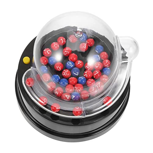 Garneck 1 Satz Lotteriemaschine Anrufer elektronisch Bingo-Maschine Nummernauswahlmaschine Mini- Spielzeugspiel Partyversorgung Tischspiel Abs von Garneck