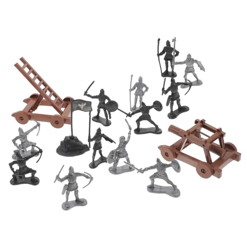 Garneck Set Mittelalterlicher Soldaten-miniaturfiguren Realistische Tischmodelle Für Kinder Miniatur-tischsoldatenmodelle von Garneck