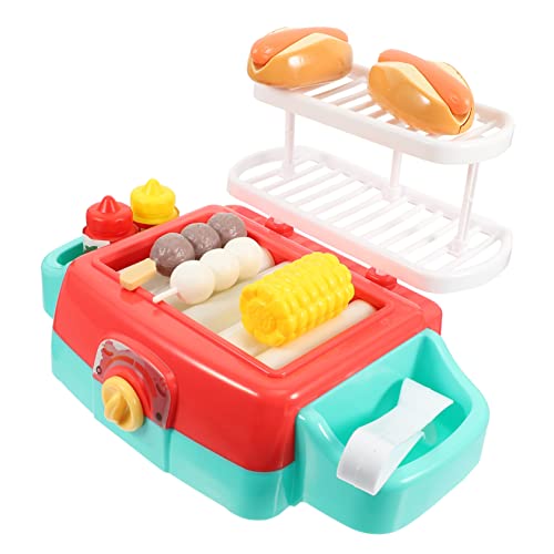 Garneck 1 Satz Mini BBQ Toys küchenspielzeug für Kitchen Toys for Simulationsspielzeug Miniaturgrill für kleines Grill-Spielset ABS umweltfreundlicher Kunststoff von Garneck