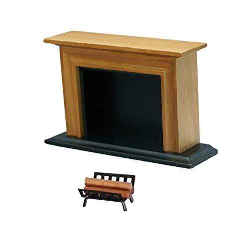 Garneck 1 Satz Mini -Kaminmodell Mini-Brennholzstapel Brennholzstapel-Modell Modell eines Mikro-Brennholzstapels Möbelmodell Mikroszenenkamin Puppenhauskamin Garneck 1 Satz Mini -Kaminmodell Mini-Brennholzstapel Brennholzstapel-Modell Modell eines Mikro-Brennholzstapels Möbelmodell Mikroszenenkamin Puppenhauskamin von Garneck