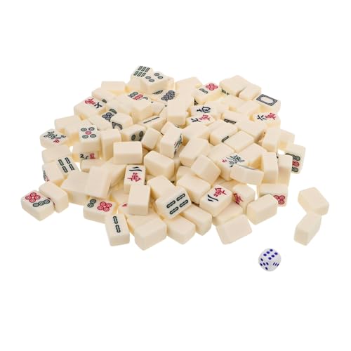 Garneck 1 Satz Mini Reise Mahjong Set Tragbares Mahjong Spielset mit Kompakten Kacheln für Familie Reisen und Gesellige Anlässe Langlebig und Vielseitig Einsetzbar Garneck 1 Satz Mini Reise Mahjong Set Tragbares Mahjong Spielset mit Kompakten Kacheln für Familie Reisen und Gesellige Anlässe Langlebig und Vielseitig Einsetzbar von Garneck