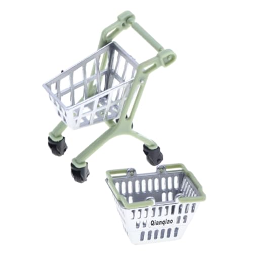 Garneck 1 Satz Mini Supermarkt Einkaufskorb Mini-hausmöbel- Einzelhandelskorb Aus Kunststoff Party Einzelhandelskorb Puppenhaus Mini Szenenzubehör Einkaufskorb Kleinkind Plastik von Garneck
