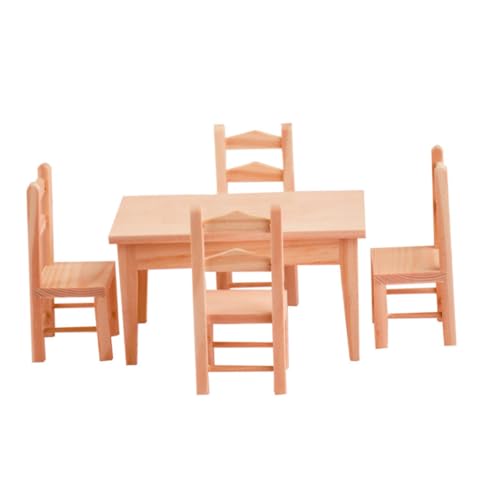 Garneck 1 Satz Möbel für Puppenhaus und Stühle Hochwertige Holzmodelle für Kreative DIY Dekoration Wohnzimmer und Miniaturlandschaften Garneck 1 Satz Möbel für Puppenhaus und Stühle Hochwertige Holzmodelle für Kreative DIY Dekoration Wohnzimmer und Miniaturlandschaften von Garneck