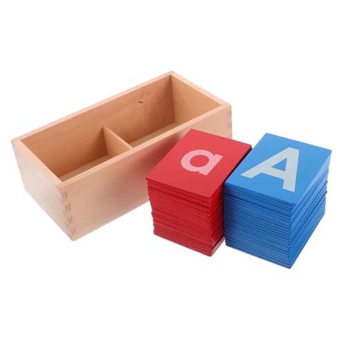 Garneck 1 Satz Montessori Lehrmittel schleifpapier Werkzeug Montessori-Vorschulmaterialien Holzbuchstaben für Klassenzimmerzubehör Montessori-Lernspielzeug Garneck 1 Satz Montessori Lehrmittel schleifpapier Werkzeug Montessori-Vorschulmaterialien Holzbuchstaben für Klassenzimmerzubehör Montessori-Lernspielzeug von Garneck