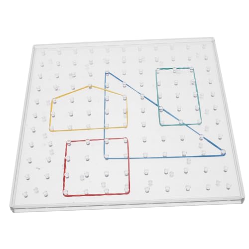 Garneck 1 Satz Pinnian -unterrichtshilfen Pädagogische Stütze Für Pädagogisches Puzzlebrett Bildungsspielzeug Nagelplatte Aus Kunststoff Steckspielzeug Geoboard- Gummiband Garneck 1 Satz Pinnian -unterrichtshilfen Pädagogische Stütze Für Pädagogisches Puzzlebrett Bildungsspielzeug Nagelplatte Aus Kunststoff Steckspielzeug Geoboard- Gummiband von Garneck