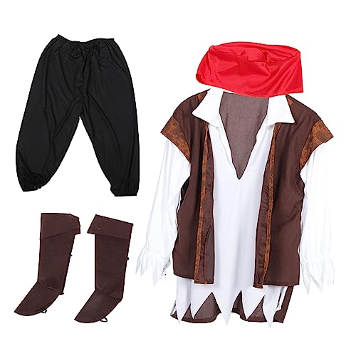 Garneck 1 Satz Piratenkostüm für Erwachsene Cosplay Kostüm für Halloween Karneval Bühnenauftritte Robuste und Wiederverwendbare Kostüme für Unvergessliche Leicht und Einfach zu Tragen für Garneck 1 Satz Piratenkostüm für Erwachsene Cosplay Kostüm für Halloween Karneval Bühnenauftritte Robuste und Wiederverwendbare Kostüme für Unvergessliche Leicht und Einfach zu Tragen für von Garneck