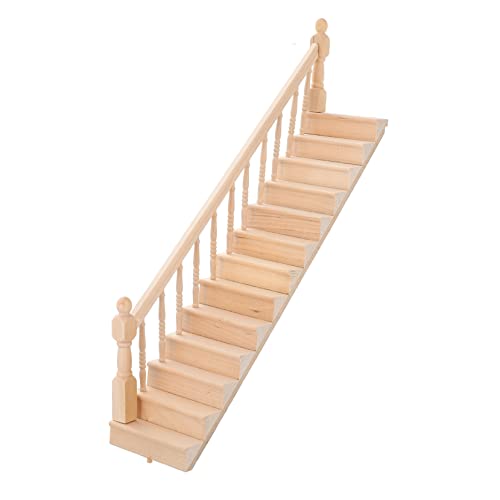Garneck 1 Satz Puppenhaus-Modell Spielhauszubehör Puppenhaus-Miniaturmöbel Miniaturtreppe Miniatur-Dinge Miniatur-Puppenhaustreppe Miniaturhaus Accessoire Holz Garneck 1 Satz Puppenhaus-Modell Spielhauszubehör Puppenhaus-Miniaturmöbel Miniaturtreppe Miniatur-Dinge Miniatur-Puppenhaustreppe Miniaturhaus Accessoire Holz von Garneck