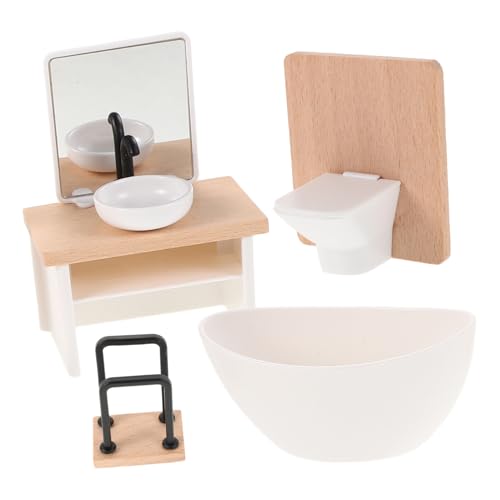 Garneck 1 Satz Puppenzimmer-Badezimmerdekorationen Einrichtung winzig realistisch 1:12 Puppenhausmöbel Badewanne für Babypuppen Miniatur -Dinge Dollhouse Schlafzimmermöbel Plastik Garneck 1 Satz Puppenzimmer-Badezimmerdekorationen Einrichtung winzig realistisch 1:12 Puppenhausmöbel Badewanne für Babypuppen Miniatur -Dinge Dollhouse Schlafzimmermöbel Plastik von Garneck