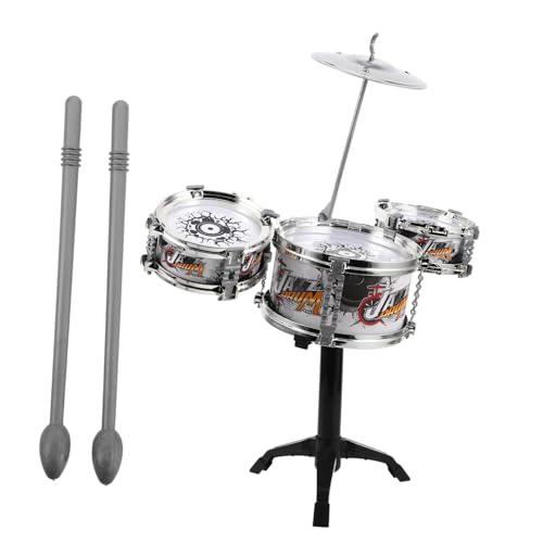 Garneck 1 Satz Satz Mini-Schlagzeug Kleinkinderinstrumente Bausatz Musikspielzeug früh Kindertrommel trommeln -Trommeln Plastik Schwarz Garneck 1 Satz Satz Mini-Schlagzeug Kleinkinderinstrumente Bausatz Musikspielzeug früh Kindertrommel trommeln -Trommeln Plastik Schwarz von Garneck
