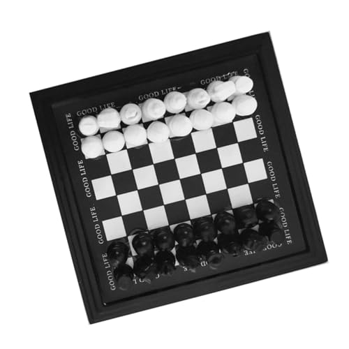 Garneck 1 Satz Satz Miniatur-Schachbrettmodell Mini-Schachbrett Schachspiel Dame-Brettspiel für Magnet Schachbrett Legierung Garneck 1 Satz Satz Miniatur-Schachbrettmodell Mini-Schachbrett Schachspiel Dame-Brettspiel für Magnet Schachbrett Legierung von Garneck