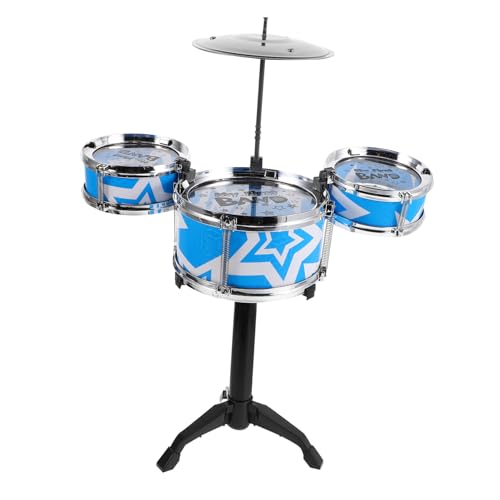 Garneck 1 Satz Satz Schlagzeug für für Kleinkinder und Mädchen Musikspielzeug für Babys Musikspielzeug für -Schlagzeug Trommel Plastik Blue Garneck 1 Satz Satz Schlagzeug für für Kleinkinder und Mädchen Musikspielzeug für Babys Musikspielzeug für -Schlagzeug Trommel Plastik Blue von Garneck