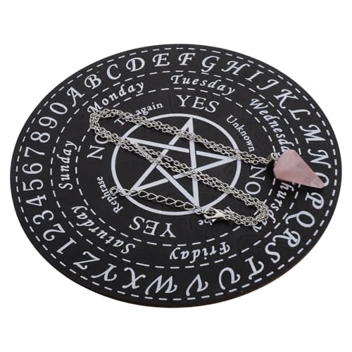 Garneck 1 Satz Sieben-Sterne-Array Pendelbrett Wünschelrute Zartes Pendeldekor Wünschelrutenpendel Wahrscheinlichkeit Pendelbrett Basteln Board-Requisiten Metall von Garneck