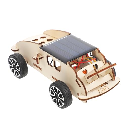 Garneck 1 Satz Solarauto -Modell Puzzlematte Projektset zum Sonnensystem für Solarmotor-Sets für Science-Kit für -Wissenschafts-Kit hölzern von Garneck