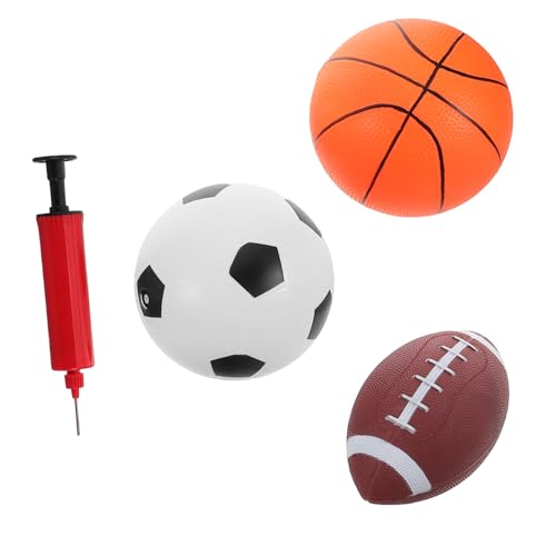 Garneck 1 Satz Spielzeugballkombination Kleinkinderball Kleiner Fußball Kinderpuppen-sprungball Mini-Silent-Basketball Sprungball Für -Basketball Kunststoff Garneck 1 Satz Spielzeugballkombination Kleinkinderball Kleiner Fußball Kinderpuppen-sprungball Mini-Silent-Basketball Sprungball Für -Basketball Kunststoff von Garneck