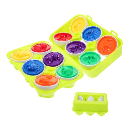 Garneck 1 Satz Stecker Trainingsspielzeug Lernspielzeug Für Kleinkinder Zum Sortieren Von Formen Passendes Eierspielzeug Kleinkind-Ei- Passende Eier -Eier Plastik Garneck 1 Satz Stecker Trainingsspielzeug Lernspielzeug Für Kleinkinder Zum Sortieren Von Formen Passendes Eierspielzeug Kleinkind-Ei- Passende Eier -Eier Plastik von Garneck