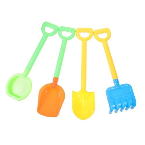 Garneck 1 Satz Strandschaufelspielzeug im Freien Sandgräber Graben klein Sandkasten interaktives Strandspielzeug Sommerstrand kinderspielzeug Outdoor-Sandspielzeug Plastik Zufällige Farbe von Garneck