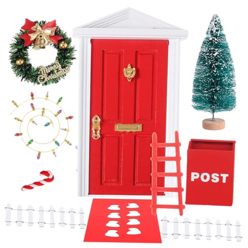 Garneck 1 Satz Teiliges Weihnachts Dekorationsset für Puppenhäuser Miniaturmöbel für DIY Miniaturlandschaften Accessoires für Mädchen und Puppenhaus Feiern Garneck 1 Satz Teiliges Weihnachts Dekorationsset für Puppenhäuser Miniaturmöbel für DIY Miniaturlandschaften Accessoires für Mädchen und Puppenhaus Feiern von Garneck