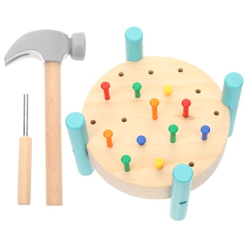Garneck 1 Satz Tischunterrichtshilfen Nägel Hämmer- und Nagelspielzeug Aktivität an der -Werkbank Schlaghammer Hämmernde Spielzeuge Kid Hammering Toys Holz Garneck 1 Satz Tischunterrichtshilfen Nägel Hämmer- und Nagelspielzeug Aktivität an der -Werkbank Schlaghammer Hämmernde Spielzeuge Kid Hammering Toys Holz von Garneck