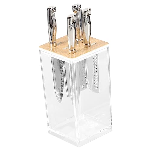 Garneck 1 Satz Transparentes Messerset puppenhauszubehör Miniatur Mini-Küchenutensilien Rollenspielzubehör winzig Mini-Küchenschneider Puppenküche Küchenutensilien-Requisite Legierung von Garneck