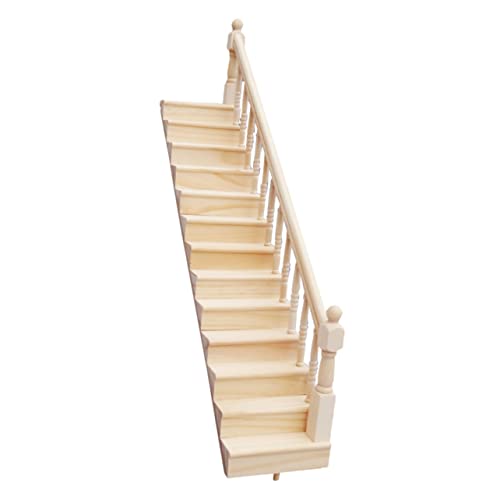 Garneck 1 Satz Verschleißfester Puppenstufenleiter Dekoratives Miniaturtreppenmodell für Kinderzimmer Spielzeugzubehör für Kleine Puppenfiguren Garneck 1 Satz Verschleißfester Puppenstufenleiter Dekoratives Miniaturtreppenmodell für Kinderzimmer Spielzeugzubehör für Kleine Puppenfiguren von Garneck