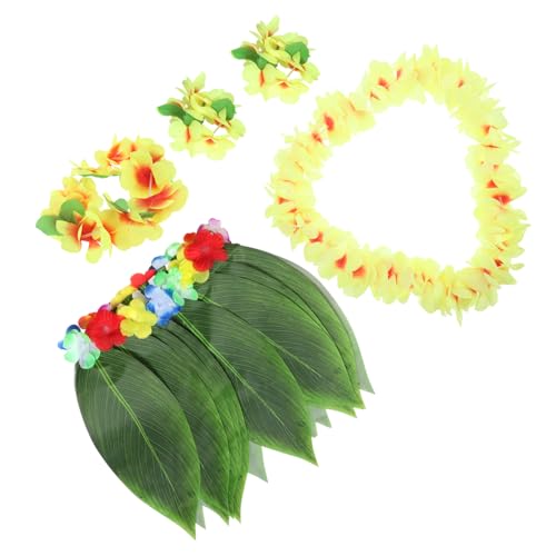 Garneck 1 Satz Verstellbare Rock mit Buntem Blumen Girlande für Luau Party Realistisches Kostüm für Strandaufführungen Kinderfreundlich und zu Tragen Garneck 1 Satz Verstellbare Rock mit Buntem Blumen Girlande für Luau Party Realistisches Kostüm für Strandaufführungen Kinderfreundlich und zu Tragen von Garneck