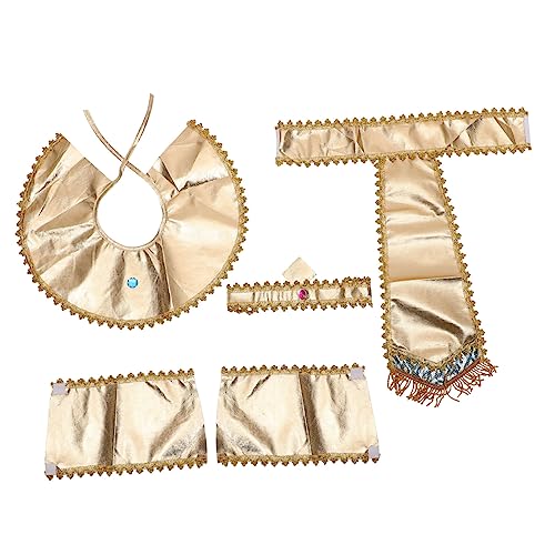 Garneck 1 Satz ägyptische Cosplay-Requisite Halloween Halloween assecoires Kostüme Pharaonenkostüm für ägyptische Cosplay-Accessoires ägyptisches Armband Stoff Golden Garneck 1 Satz ägyptische Cosplay-Requisite Halloween Halloween assecoires Kostüme Pharaonenkostüm für ägyptische Cosplay-Accessoires ägyptisches Armband Stoff Golden von Garneck