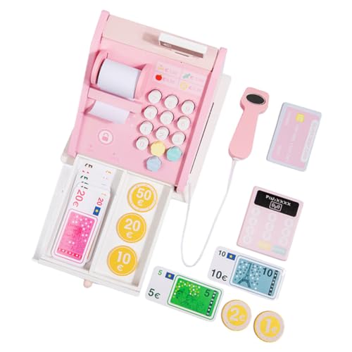 Garneck 1 Satz auschecken Kasse Kinderküche kaufmannsladen Rollenspiel Lernspielzeug Interaktives für Simulation Supermarktspielzeug Holz Rosa Garneck 1 Satz auschecken Kasse Kinderküche kaufmannsladen Rollenspiel Lernspielzeug Interaktives für Simulation Supermarktspielzeug Holz Rosa von Garneck