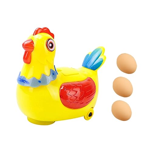 Garneck 1 Satz elektrisches Hühnerspielzeug singende gehende Henne elektrospielzeuge Elektrisches Huhn Musikspielzeug für Huhn und Eier Abs Yellow Garneck 1 Satz elektrisches Hühnerspielzeug singende gehende Henne elektrospielzeuge Elektrisches Huhn Musikspielzeug für Huhn und Eier Abs Yellow von Garneck