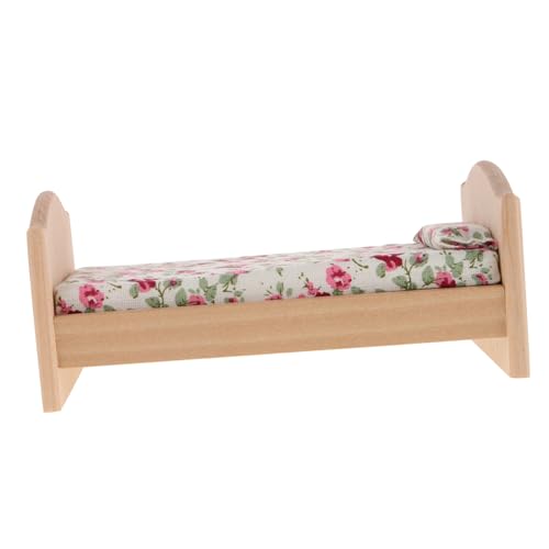Garneck 1 Satz puppenstube hochbett Miniature House puppenstube Bett Holz Bett Holz spielfiguren Bett modellbett möbel für puppenhaus puppenhausmöbel hölzern Garneck 1 Satz puppenstube hochbett Miniature House puppenstube Bett Holz Bett Holz spielfiguren Bett modellbett möbel für puppenhaus puppenhausmöbel hölzern von Garneck