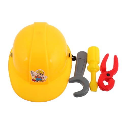 Garneck 1 Set Construction Worker Playset Kinderreparatur -kit Spielzeug Mit Plastik Zahnrädern Tun Play Projects Tool Realistic Construction Kit Für Jungen Mädchen von Garneck