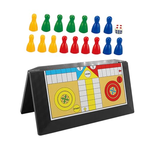 Garneck 1 Set Kids Chess Set Tragbares Flying Chess -brettspiel Bildzeug Für Kinder Flugzeugbrettspiel Für Familienversammlungen Und Outdoor -Spiele von Garneck